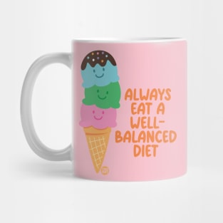 well balanced diet Mug